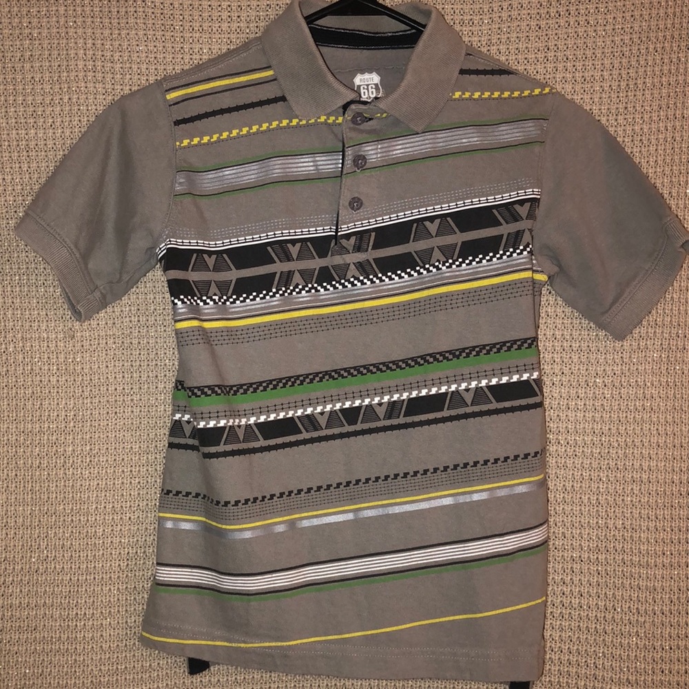 NWOT GRAY BOYS POLO